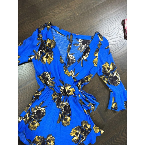 Free People All The Right Ruffles Romper ~M/L - Picture 6 of 6